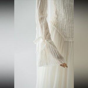 Caribis Natural Silk Ivory Sleeves CaribisAtelierUA